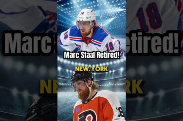 Marc Staal Has Retired from the NHL! #shorts