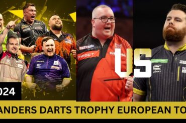 🔴LIVE: Stephen Bunting vs Williams Scott Flanders Darts Trophy 2024 Eurpean Tour 10 Score Board