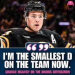 "Im The Smallest D On The Team Now" Charlie McAvoy On Bruins Defenceman