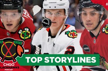 What are the top Chicago Blackhawks storylines headed into training camp? | CHGO Blackhawks Podcast