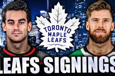 TWO NEW SIGNINGS FOR THE TORONTO MAPLE LEAFS: MAX PACIORETTY & JANI HAKANPAA