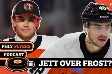 Could a Jett Luchanko breakout push Flyers to trade Morgan Frost? | PHLY Flyers Podcast