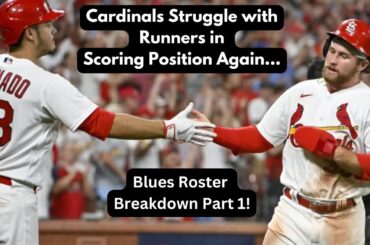 The Cardinals Are Back to .500/ Blues Roster Breakdown Part 1