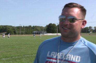 Ryan O'Shea full interview at Lakeland Lakers football practice on 9/10/24