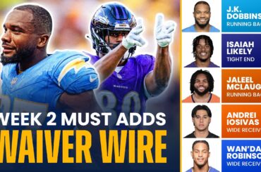 Fantasy Football Week 2 Waiver Wire Pickups | Must-Have Players to Add to Your Roster (2024)