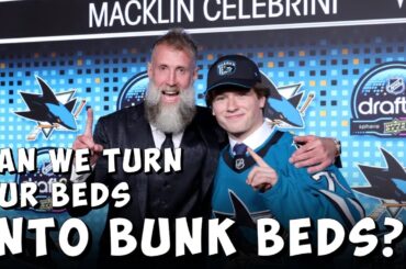 "Jumbo" Joe Thornton plays billet to Macklin Celebrini | NHL News | San Jose Sharks | Judd'z Budz