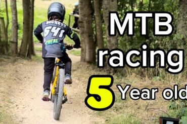 MTB racing as a 5 year old!