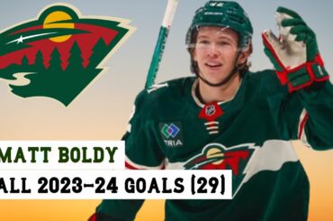 Matt Boldy (#12) All 29 Goals of the 2023-24 NHL Season