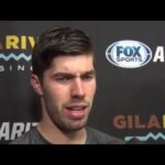 Goaltender Louis Domingue - Coyotes vs Flames