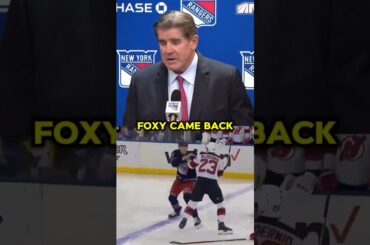 Laviolette talks about the line brawl with Matt Rempe and company #shorts #nhl #NYR #hockey