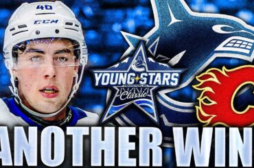 CANUCKS GO UNDEFEATED AT THE YOUNG STARS CLASSIC: ANOTHER COMEBACK WIN VS THE CALGARY FLAMES