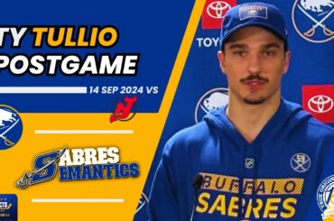 "I think this is a place where I can kickstart my career" - Ty Tullio prospects postgame vs NJD