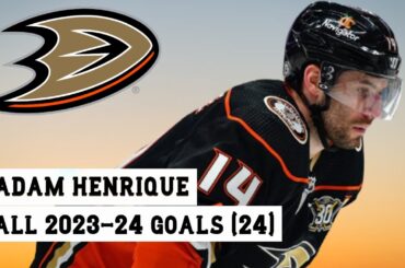 Adam Henrique (#14) All 24 Goals of the 2023-24 NHL Season