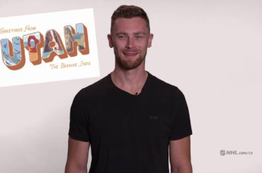 Karel Vejmelka si zkusil kvíz o Utahu, kde bude hrát jeho nový tým 🇨🇿 Karel Vejmelka tries Utah quiz