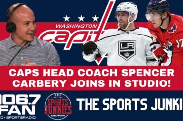 Spencer Carbery's Fired Up For The #capitals Season | Sports Junkies