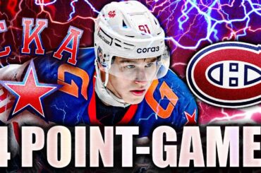 IVAN DEMIDOV IS FINALLY HERE: 4-POINT GAME HIGHLIGHTS (Montreal Canadiens Prospects)