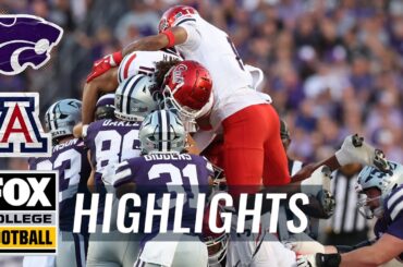 No. 20 Arizona Wildcats vs. No. 14 Kansas State Wildcats Highlights | FOX College Football