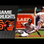 Giants vs. Orioles Game Highlights (9/19/24) | MLB Highlights