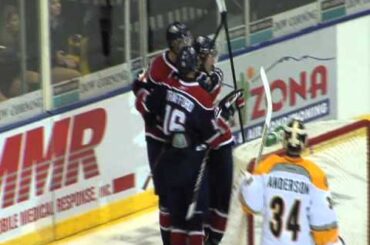 Saginaw Spirit even series with Sarnia Sting in OT win