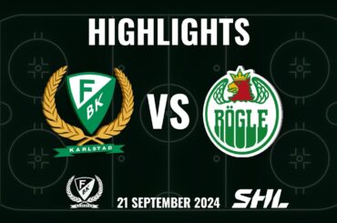 Highlights från Färjestad - Rögle *SHL PREMIÄR*