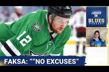 Radek Faksa Says The St. Louis Blues Have No More Excuses + Opens Up AboutTime With The Dallas Stars