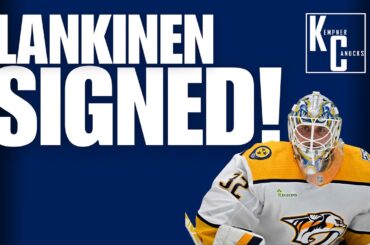 Canucks SIGN Kevin Lankinen to a 1 year deal