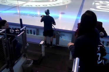 Columbus Blue Jackets Boone Jenner Pre Game Ritual 1/30/2014