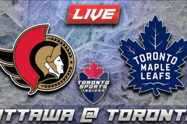 Ottawa Senators vs Toronto Maple Leafs LIVE Stream Game Audio | NHL Preseason LIVE Streamcast & Chat