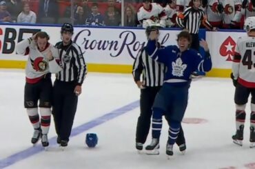 Line Change Gets Heated Between Rookie Nikita Grebenkin And Adam Gaudette