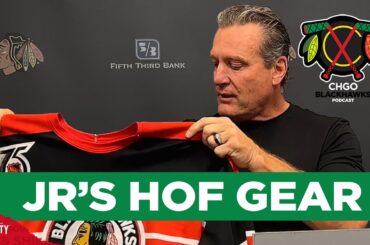 Blackhawks legend Jeremy Roenick shows off items he's donating to the Hall of Fame | CHGO Blackhawks