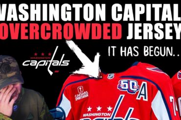 Washington Capitals Overcrowded NHL Jersey... YIKES!