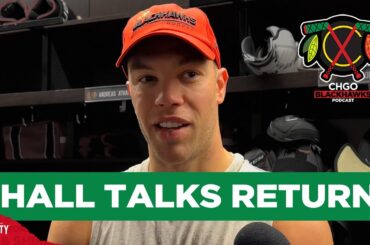 Taylor Hall talks his long-awaited return to the Chicago Blackhawks lineup | CHGO Blackhawks