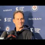 Winnipeg Jets head coach Scott Arniel media availability on day 6 of training camp