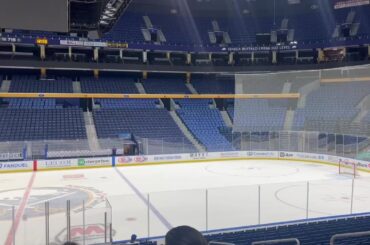 Mattias Samuelsson sinks 200-foot slap shot to end Sabres practice