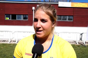 Fanny Roos (SWE) after Shot Put U23