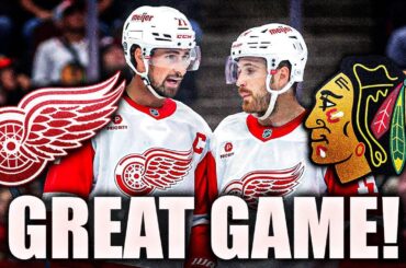 MARCO KASPER ABSOLUTELY SHINES FOR THE RED WINGS: DETROIT BEATS CHICAGO BLACKHAWKS