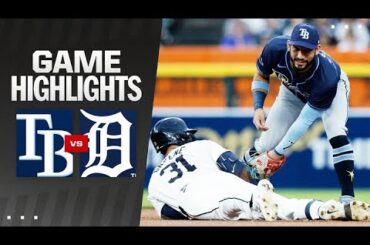 Rays vs. Tigers Game Highlights (9/25/24) | MLB Highlights