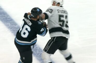 Back To Back Fights Utah Hockey Club Vs Los Angeles Kings