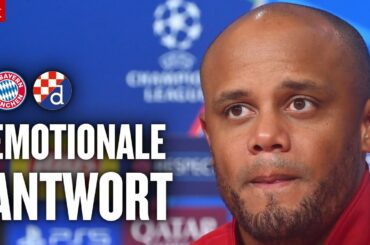 Bayern zu groß für Kompany? Bei dieser Frage antwortet der Trainer emotional | Bayern - Zagreb 9:2