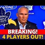 URGENT! LEAFS RELEASE 4 PLAYERS? MAPLE LEAFS NEWS