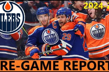 Pre-Game Report: Edmonton Oilers vs Seattle Kraken | Pre-Season