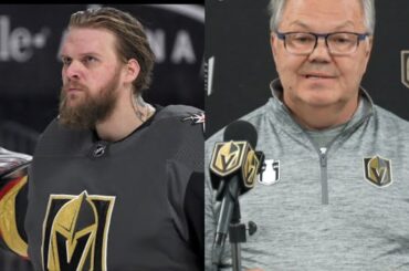 ROBIN LEHNER OUT FOR SEASON! VEGAS GOLDEN KNIGHTS PRACTICE HIGHLIGHTS