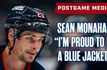 Sean Monahan - "I'm PROUD to be a Blue Jacket." ❤️💙 | Postgame Media