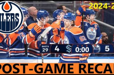 Post-Game Recap: Edmonton Oilers 5, Seattle Kraken 4 | Pre-Season