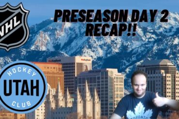 2024 NHL PRESEASON DAY 2 RECAP!!! (SWEDISH)