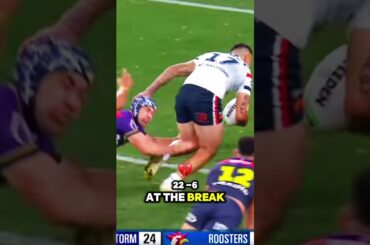 Storm Surge! Hughes Leads Melbourne's Roosters Rout in Scary Grand Final Warning! #shorts #nrl