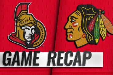 Senators edge Blackhawks, 2-1