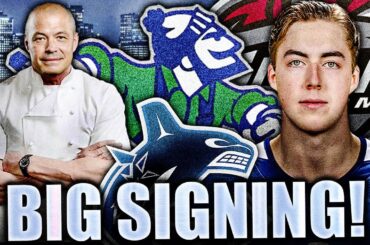 PATRIK ALLVIN SIGNS A HUGE FORWARD: VANCOUVER CANUCKS OFFICIALLY INK VILMER ALRIKSSON