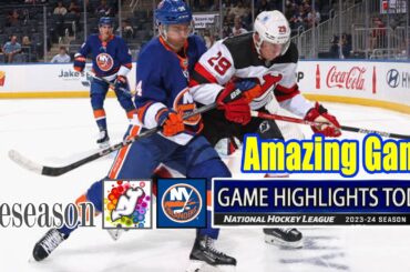 New Jersey Devils vs New York Islanders Full Game Highlights (09/27/24) Preseason | 2024 NHL Season