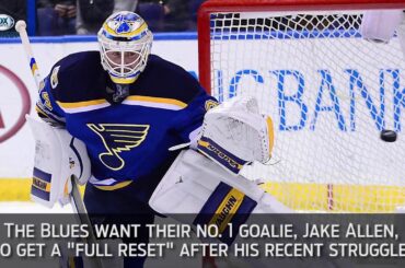 Blues goalie Jake Allen's reset